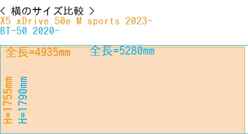 #X5 xDrive 50e M sports 2023- + BT-50 2020-